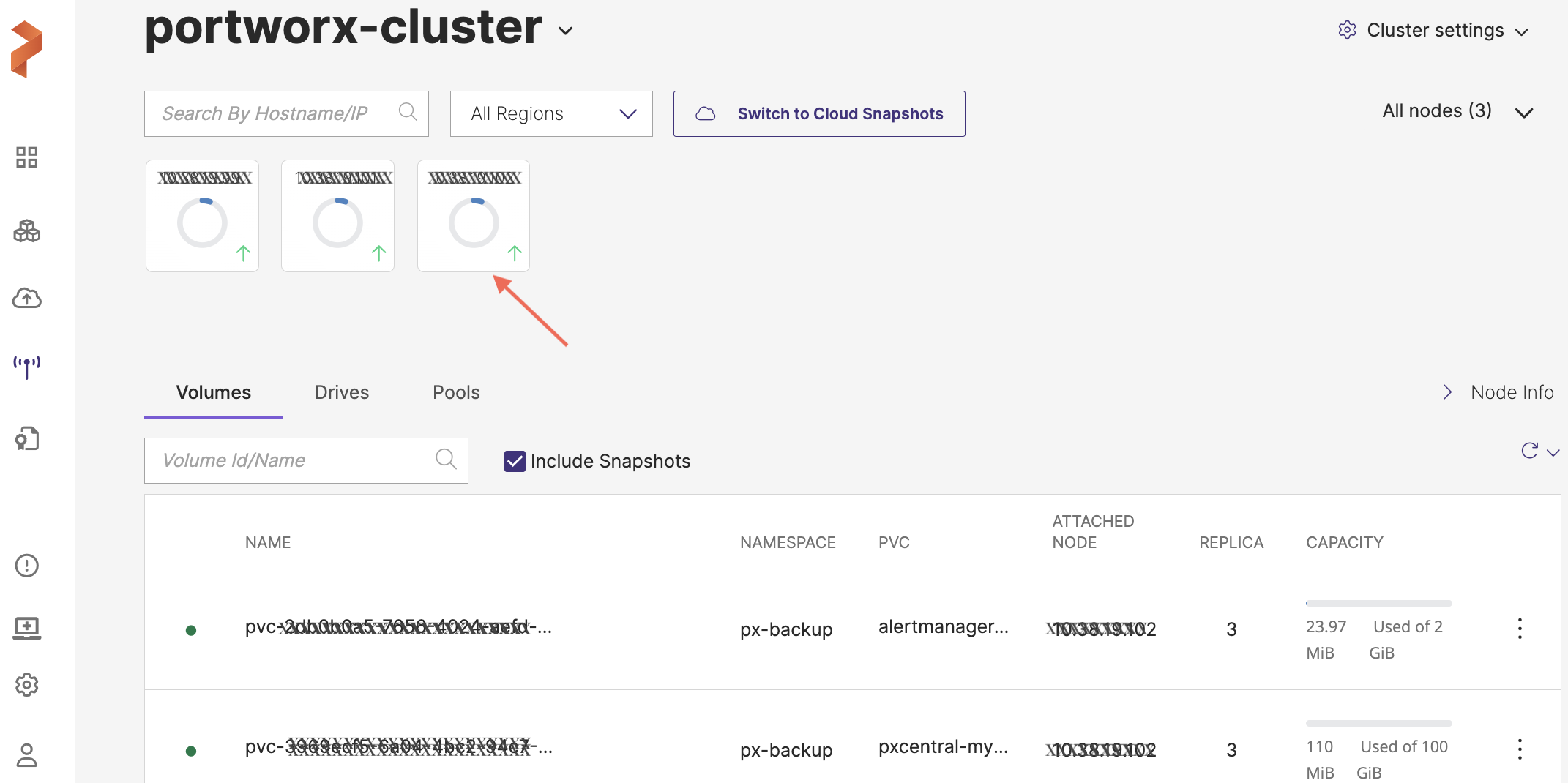 Select a node