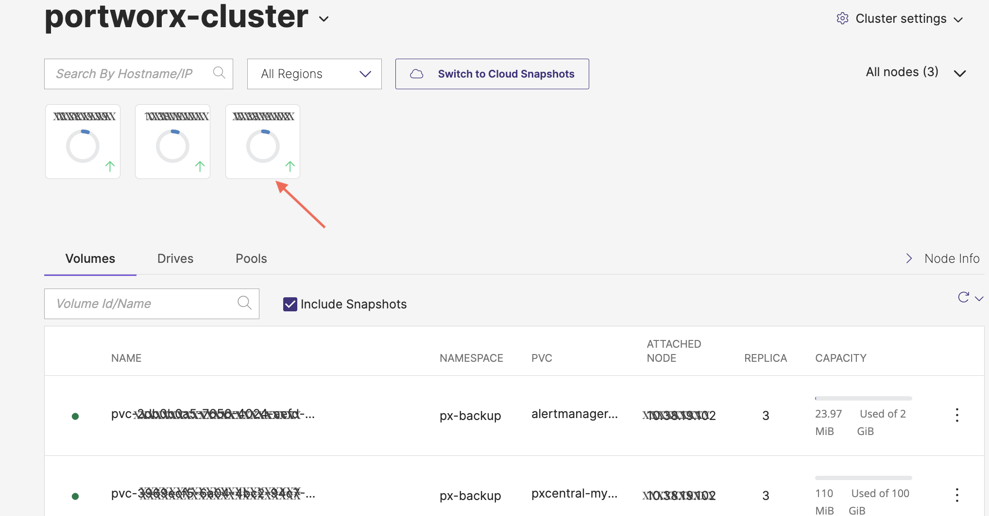 Select a node